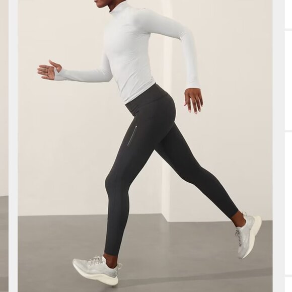Athleta Rainier Tight Leggings Black sz S - Picture 1 of 13